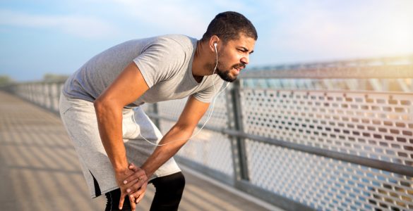 young adult having osteoporosis pain